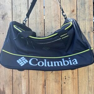 Columbia Dog Mountain Black Duffle Sport Gym Travel Bag